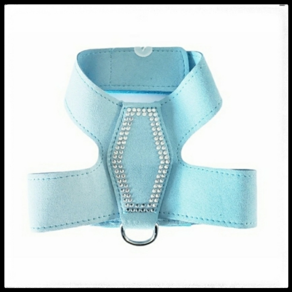 NWOT Top Paw Butterfly Blue Rhinestone Harness Sz XS
